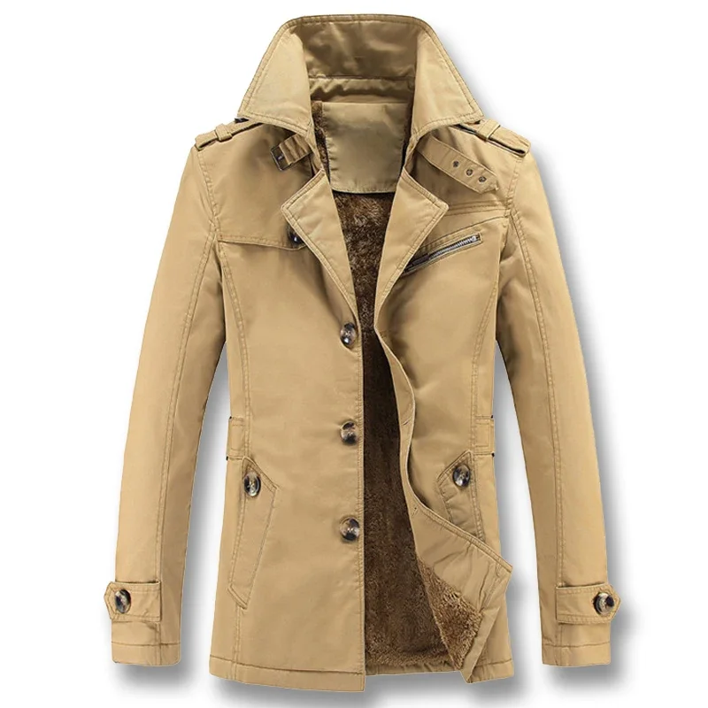 ISurvivor 2022 Мужские Зимние флисовые толстые куртки и пальто мужские повседневные