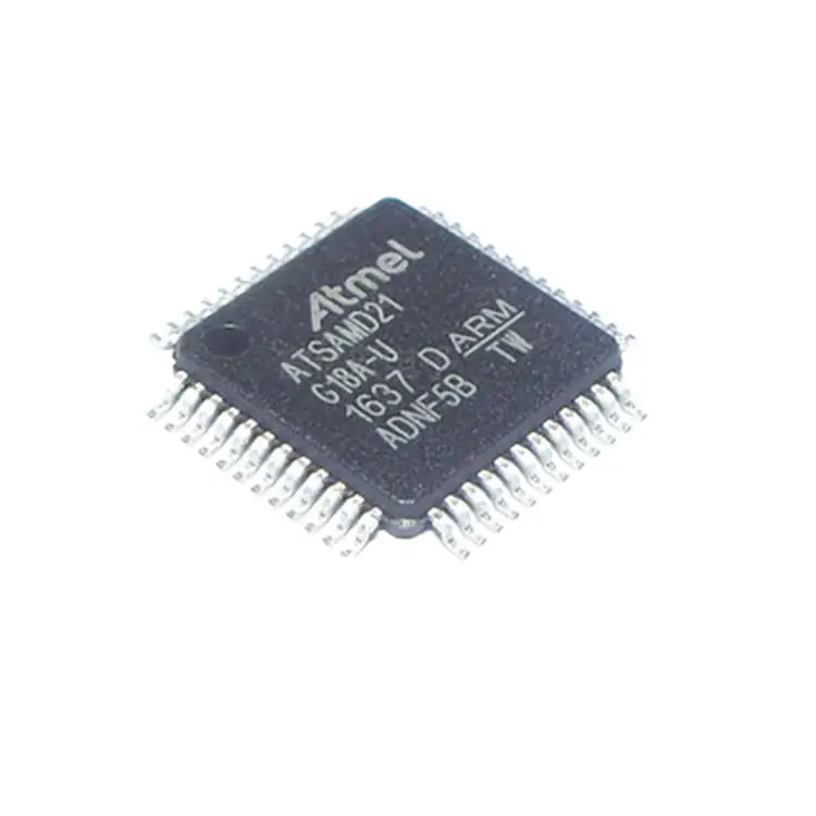 ATSAMD21G18A - AU TQFP48 48 MHZ 256 KB 32-bit microcontroller IC original chip