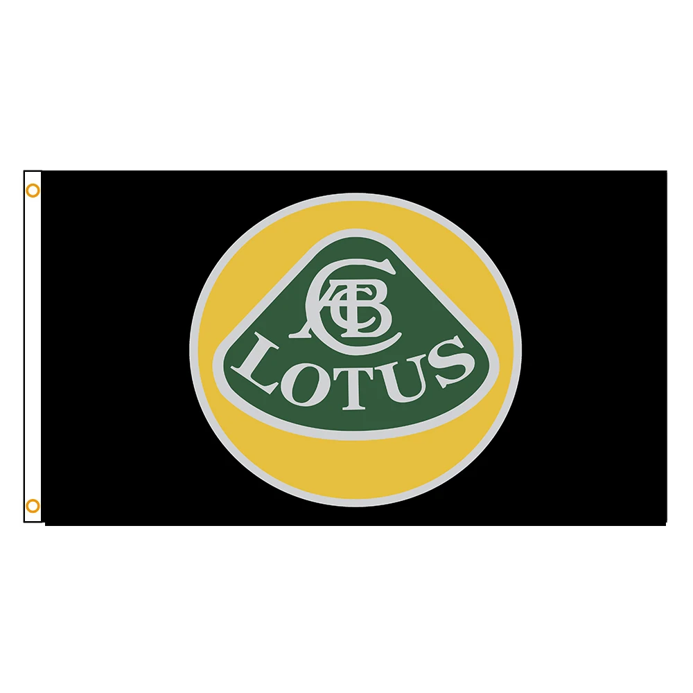 

90x150cm LOTU Flag Polyester Printed Racing Car Banner For Decoration