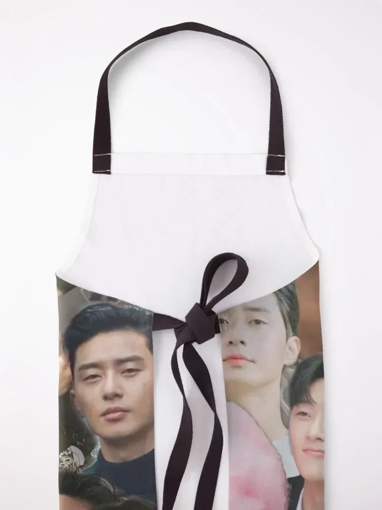 Фартук с коллажем Park Seo-joon рождественский новогодний подарок фартук