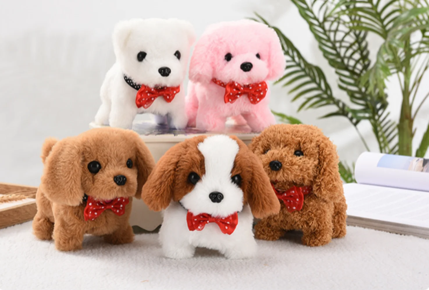 

Children's Simulated Dog Plush Toys, Electric Dog Dolls That Can Walk And Call Teddy Pets