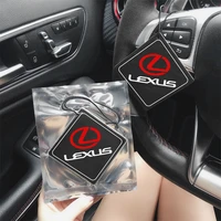 110pcs car logo aromatherapy pendant rearview mirror air freshener decor hanging for lexus rx300 rx330 rx350 is250 is200 is300
