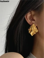 kshmir 2022 new vintage metal earrings ins stylish irregular temperament earrings earrings jewelry accessories gift