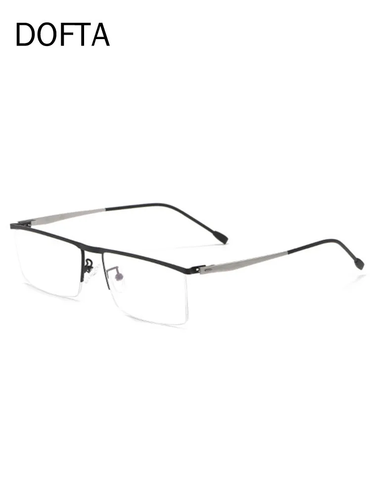 

DOFTA Half-Frame Glasses Men Ultralight Alloy Myopia Eyeglasses Frame Optical Prescription Glasses 5693