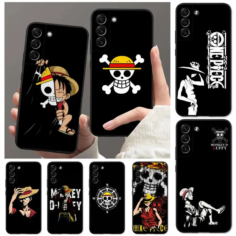 

Anime One Piece Luffy Zoro Phone Case for Samsung Galaxy S22 S21 Ultra S20 FE S10 S9 Plus 5G lite 2020 Soft Funda Cover
