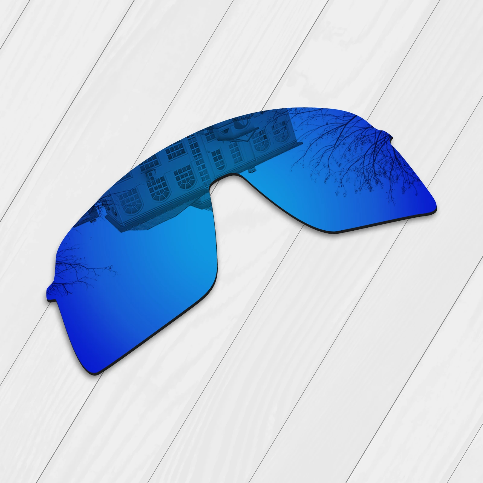 E.O.S Polarized Enhanced Replacement Lenses for-Oakley Sutro Lite Sunglasses -Dark Blue Polarized