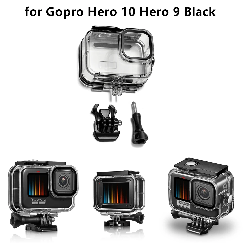 Водонепроницаемый чехол для камеры GoPro Hero10 9 8 7 6 5 Black 4 Session 3 + |