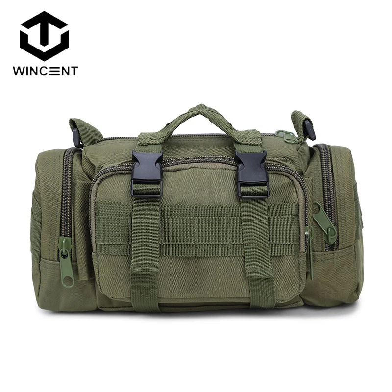 

WINCENT Tactical EDC Waist Bag Military Hunting Accessories Molle System Weapon Pouch Gear Lure Bait Nylon Durable Backpack