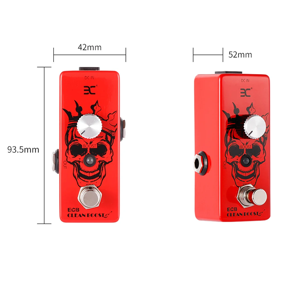 ENO ECB Clean Boost Педаль эффектов для бас-гитары Clear Fader Metal Shell True Bypass Электрическая