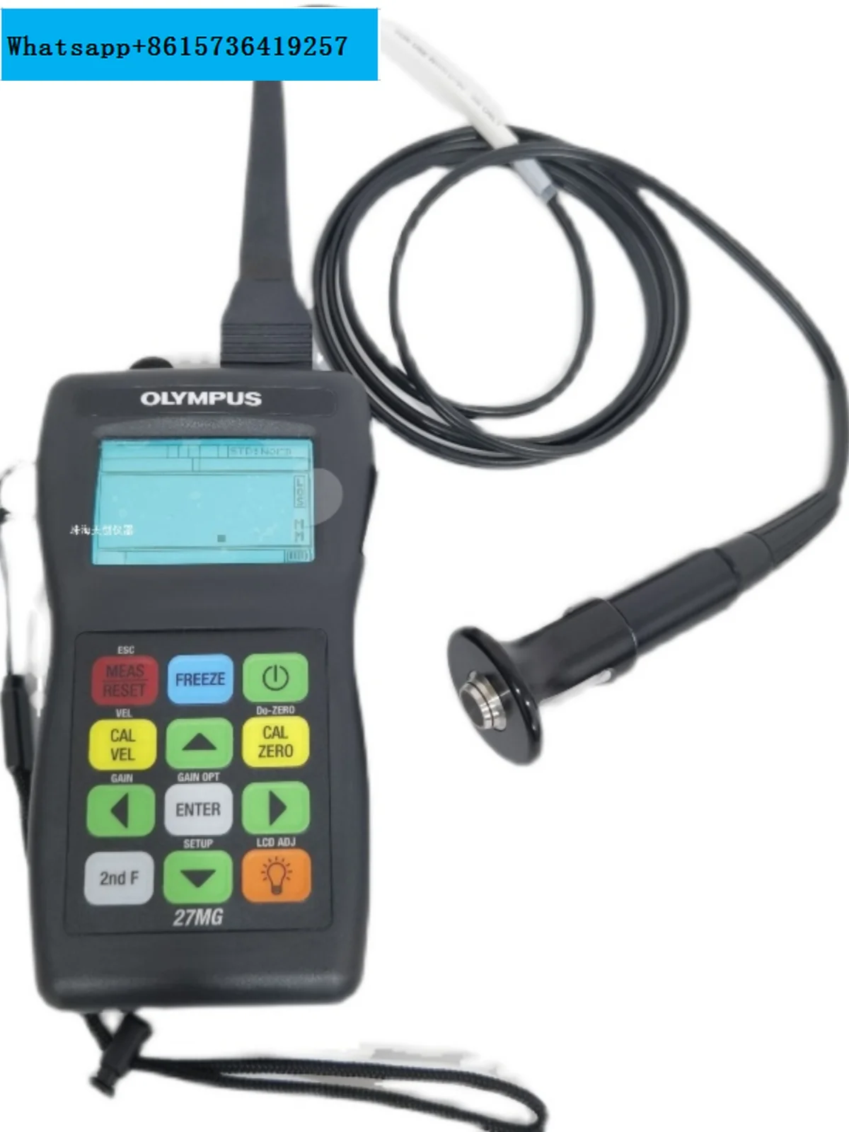 Ультразвуковой толщиномер 27 мг-90 см стандартный датчик высокой температуры Olympus