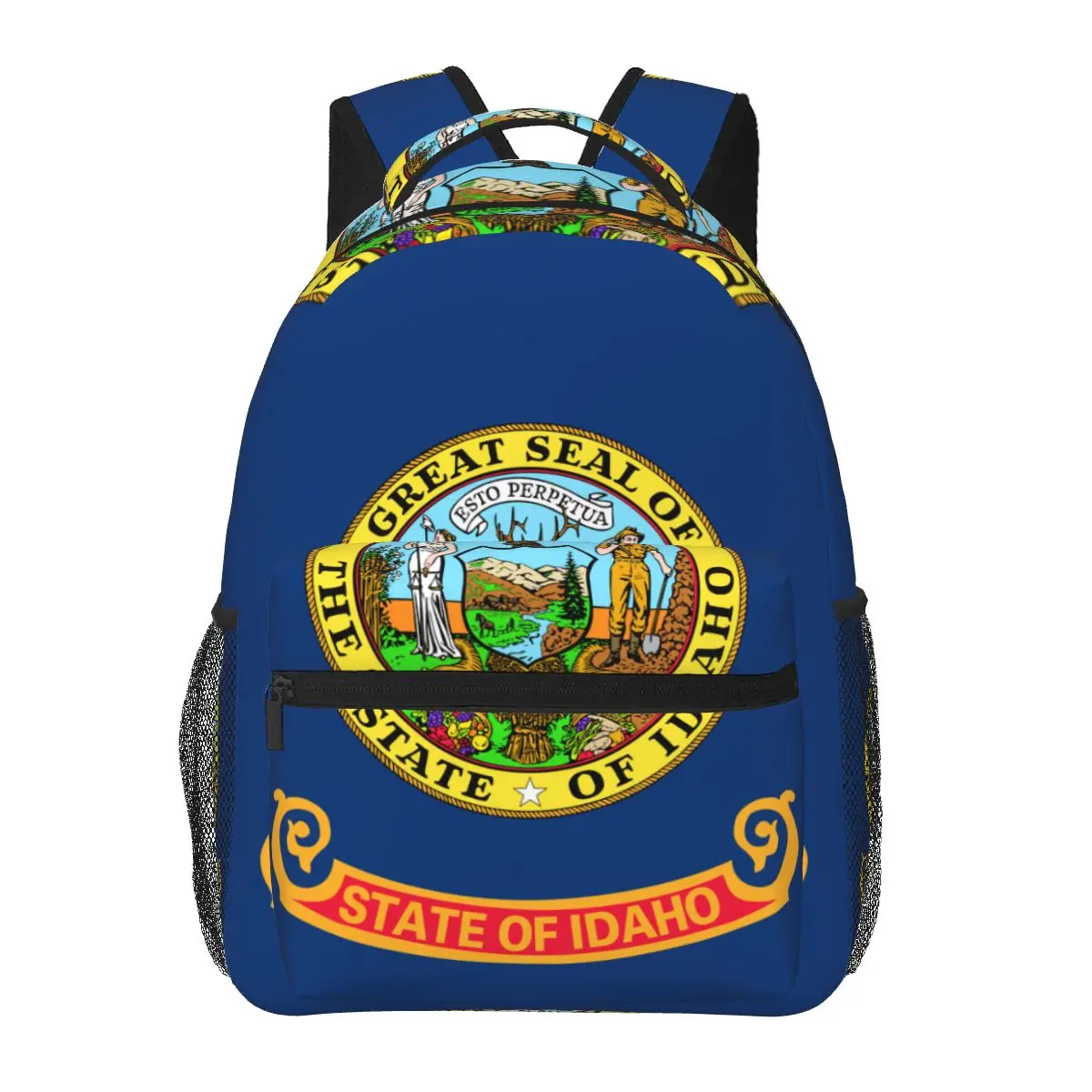 

Модный рюкзак унисекс для женщин и мужчин, студенческие рюкзаки, дорожная сумка с флагом Айдахо, сумка для книг