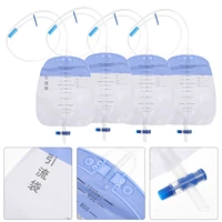4pcs disposable urine bag pvc urine drainage bag portable urine collection bag