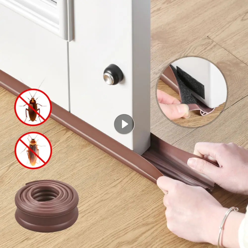 

1M Door Bottom Sealing Strip Windproof And Waterproof Strip Door Under Wind Shield Insulated House Acoustic Foam Sealing Strip