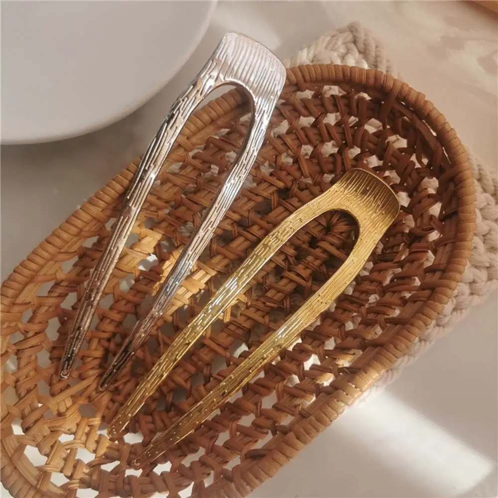 

Hair Sticks Gold Women Headwear Silver Summer U Shaped Hairpin Metal Hairpin Ancient Style Hairpin Hanfu Hair Sticks