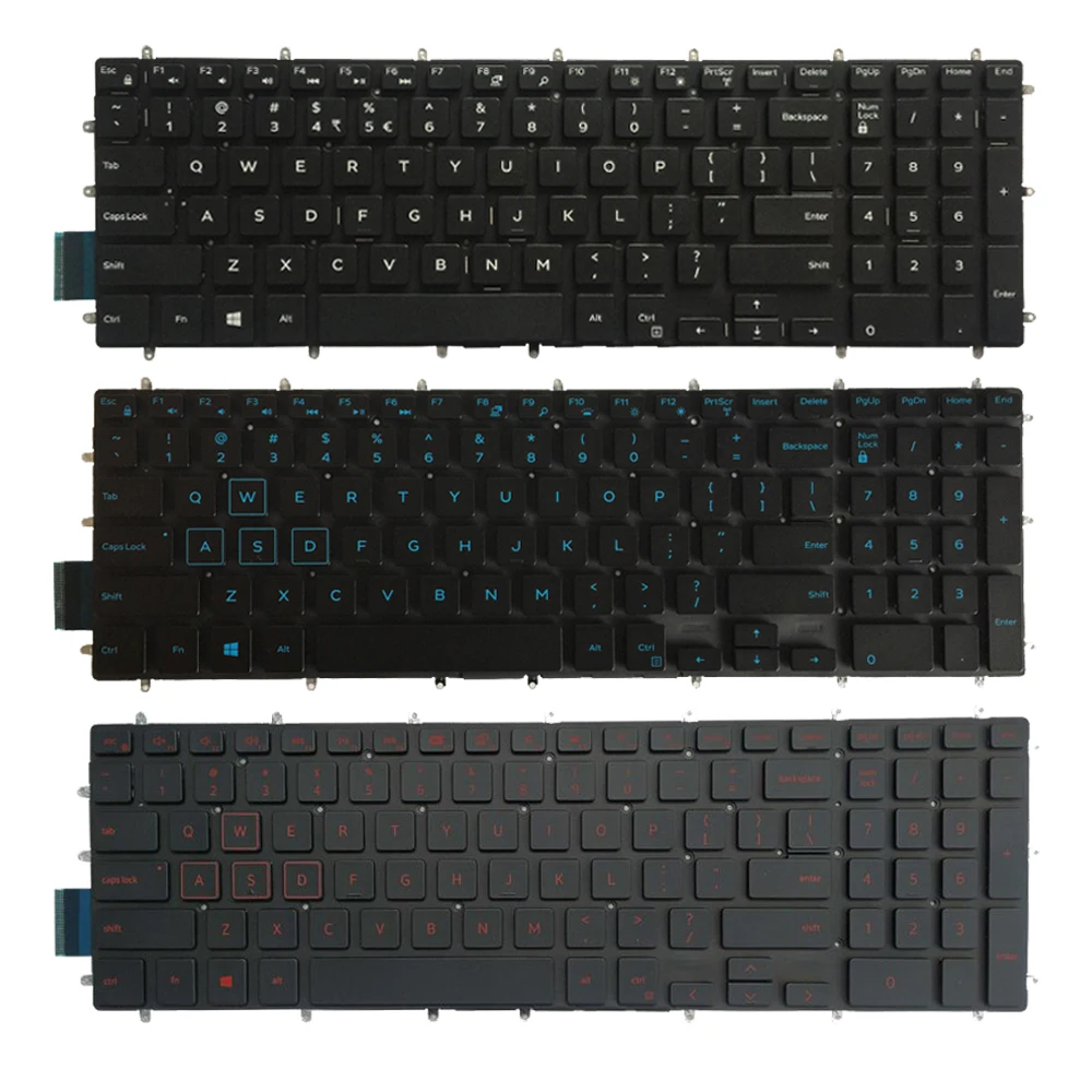 

New For Dell Inspiron 15 5570 5575 5770 5775 17 5765 5767 5770 5775 Laptop US Keyboard