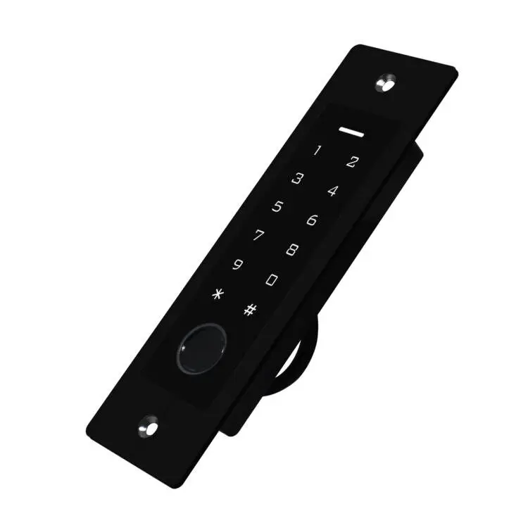 Waterproof Fingerprint Metal Access Control Keypad RFID125Khz Embedded Design password Reader Gate Opener Access Controller images - 6