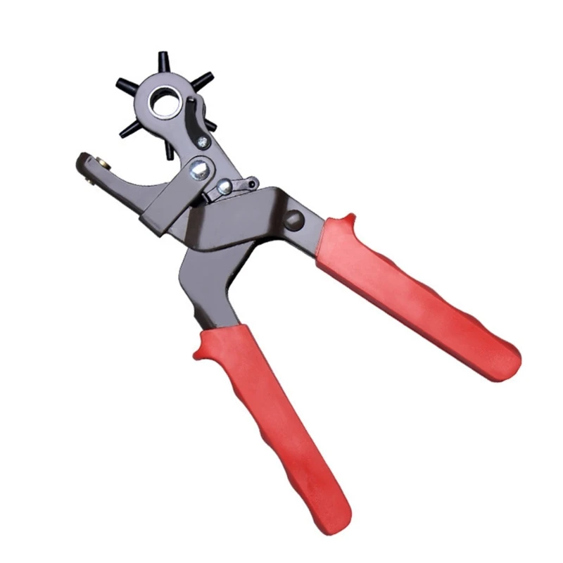 

Professional Leather Hole Puncher Heavy Duty Punch Tool for Belts Labor-saving