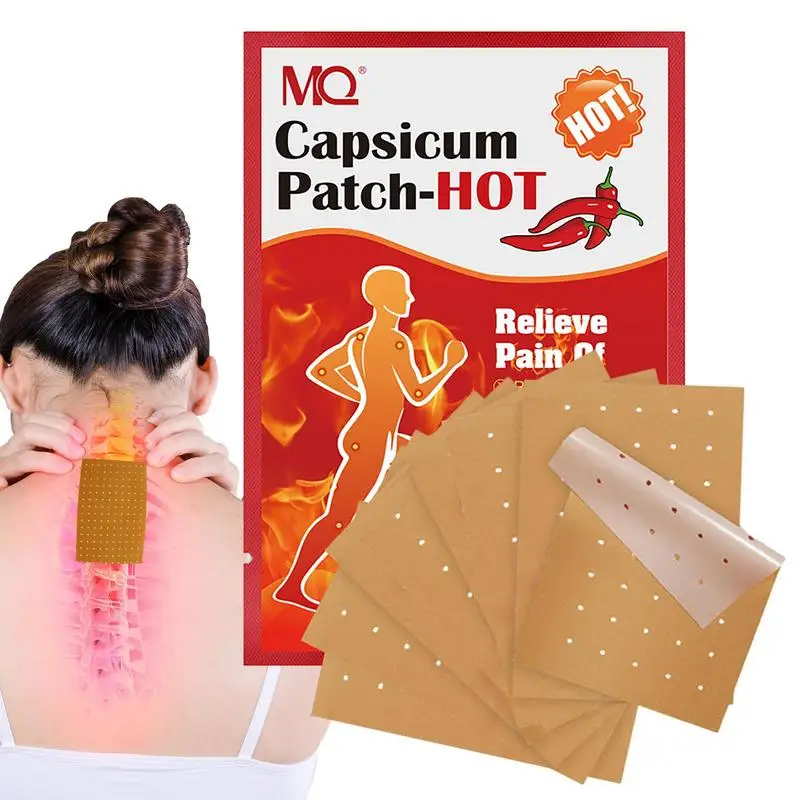 

Capsicum Plaster Hot Herbal Knee Patches For Ache Relief 8 Pcs Patches For Knees Muscle Ache Relief Patch For Legs Arms Wrists