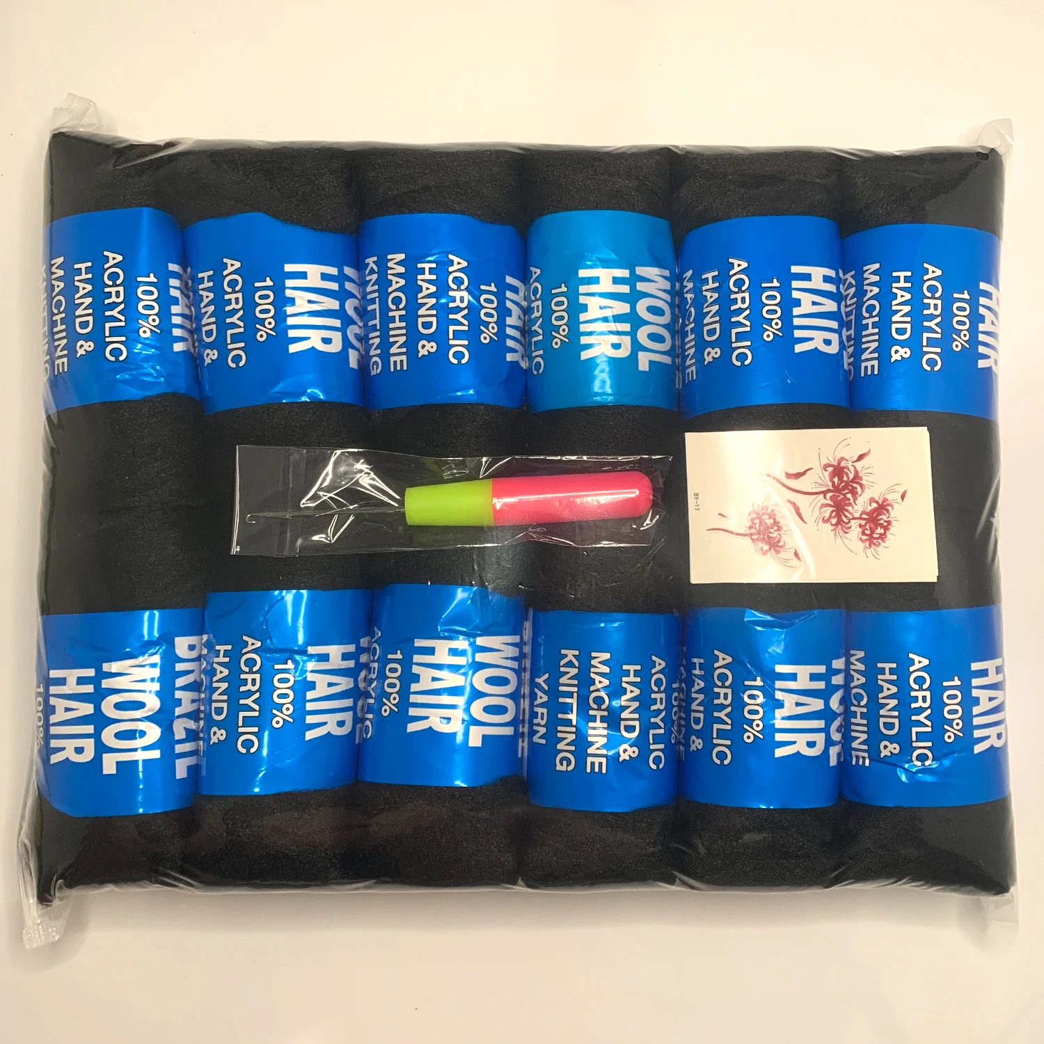 12 шт. синтетические волосы из бразильской шерсти для африканских волос плетение