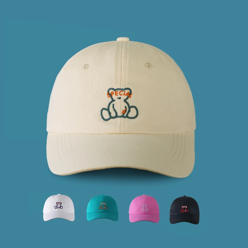 

Новинка, хлопковая бейсболка с мультяшной вышивкой, Кепка с козырьком, повседневные Снэпбэк кепки, кепки унисекс для спорта на открытом воз...