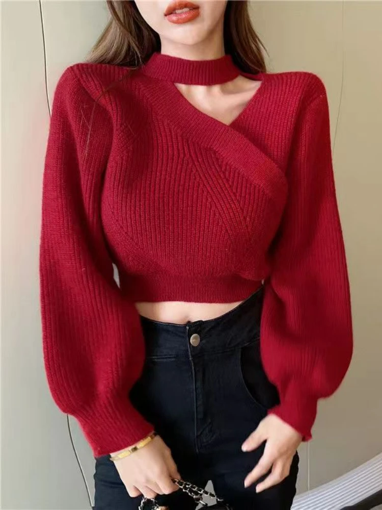 

Bubble Sleeve Sweater Women's 2022 Woman Sweaters Fall Women Sweaters Fashion Sweater Knitted Sweater Sweater Women