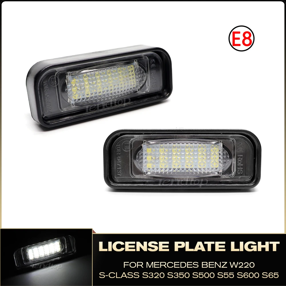 2 шт. для Mercedes Benz W220 S Class S320 S350 S500 S55 S600 S65 1999 2000-2005 6500K Супер белый светодиодный