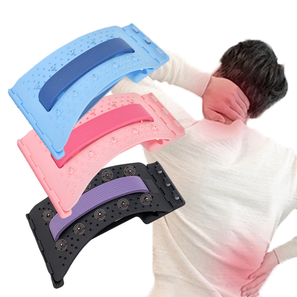 

Magnetic Therapy Back Stretcher Acupressure Massage Neck Strecher Cervical Massager Lumbar Support Waist Spine Pain Relief Board