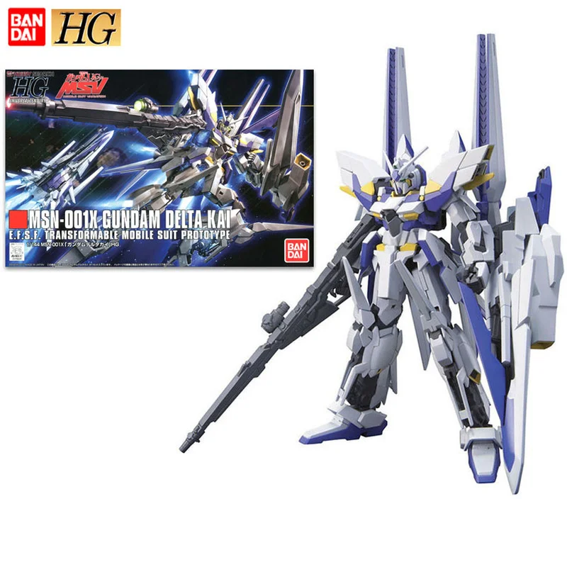 

Original Bandai 60678 HGUC 148 1/144 MOBILE SUIT GUNDAM UNICORN Delta Gundam Kai Assembly Model Collection Action Figure Toy