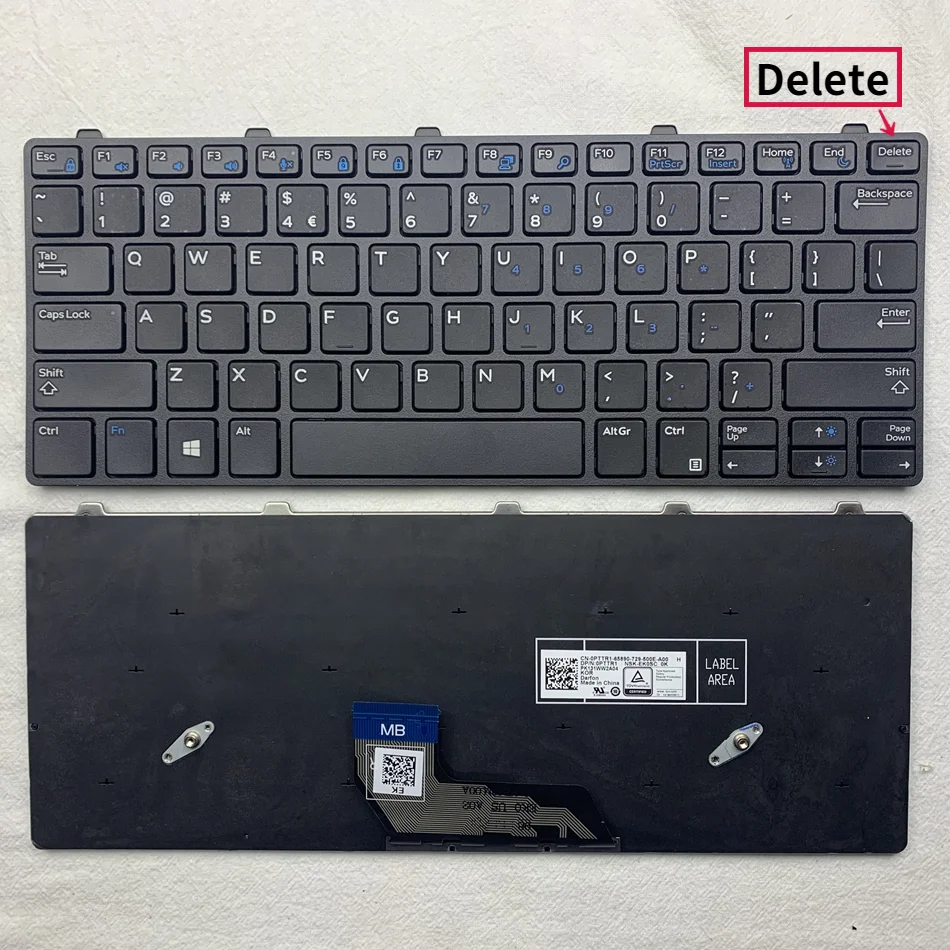 

US Laptop Keyboard For Dell Latitude 3180 3189 3190 3380 CN-0PFV66 DFH00 D4VF8 X98D4 0DFH00 US Layout