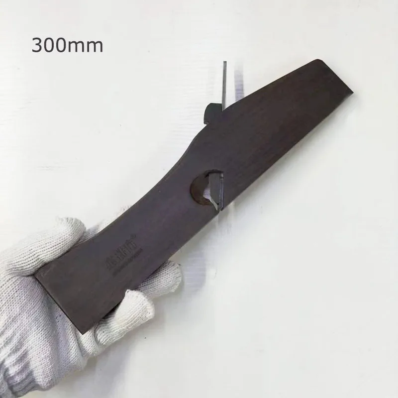 

50-400mm Wire Wood Planer Hand Planer Black Sandalwood Shave Cutting Edge with Spare Planer Blade for Manual Woodworking Tools