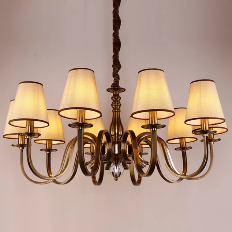 Американская Классическая подвесная люстра для гостиной столовой спальни