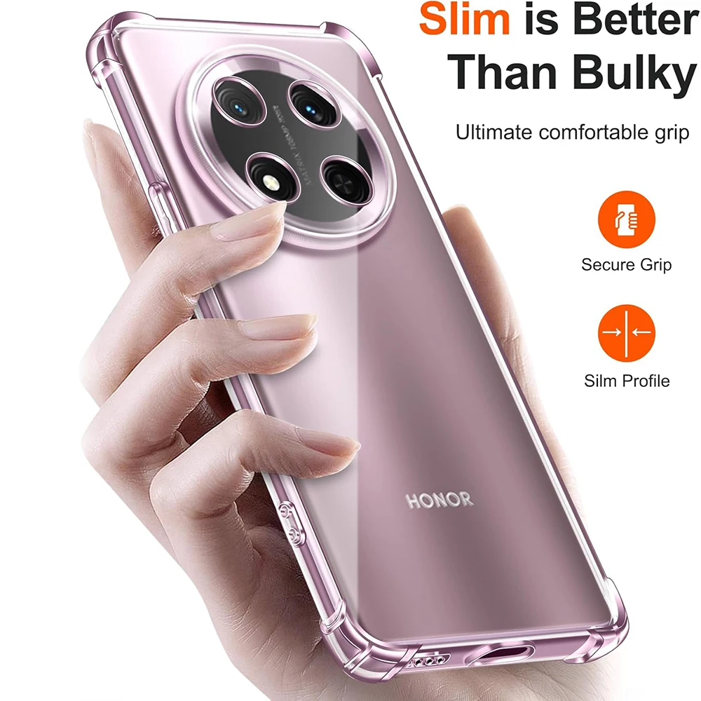 Противоударный чехол для Huawei Honor Magic7 Magic6 Magic5 Magic4 Lite Pro Ultimate силиконовый мягкий