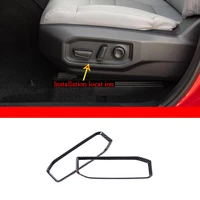 for toyota tundra 2022 2023 abs carbon fiber seat side adjustment frame decorative sticker car interior accessories