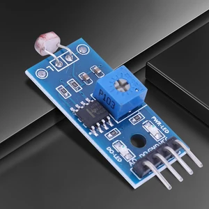 LM393 Photosensitive Sensor Module 4Pin Optical Sensitive Resistance Module 3.5V-5V Light Sensitive Sensor for Arduino DIY Kit