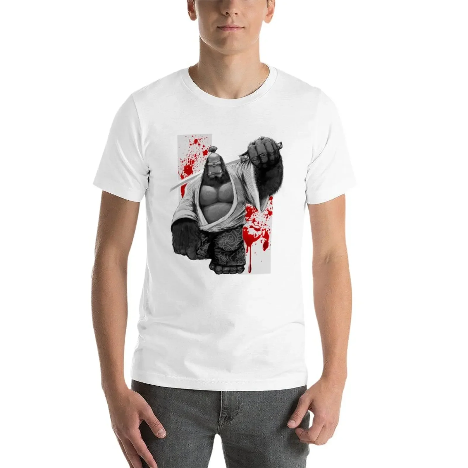 Новинка gстатус: футболка Gorilla Bushido быстросохнущая графическая топы футболки