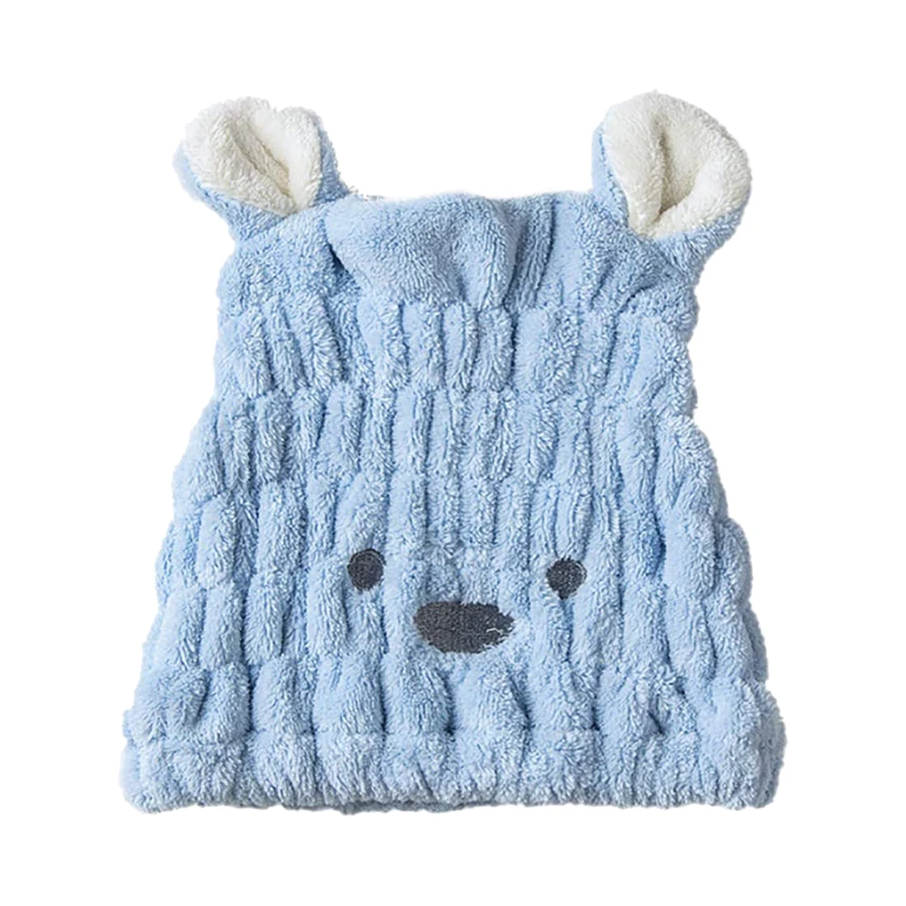 

Женская шапочка для душа с кроличьими ушками, спа-тюрбан для быстрой сушки волос, полотенце, шляпы для женщин, аксессуары для сауны, ванной комнаты