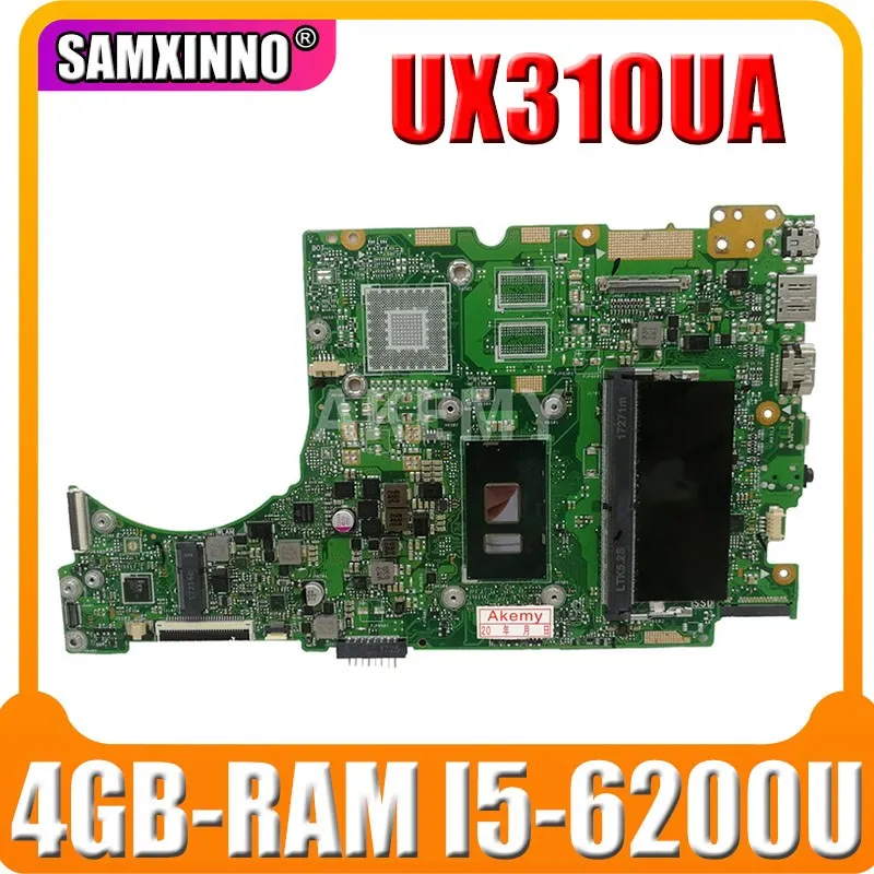 

UX310UA Laptop motherboard for ASUS UX310UQK UX310UQ UX410UQ UX410UQK UX310UV original mainboard 4GB-RAM I5-6200/6198U