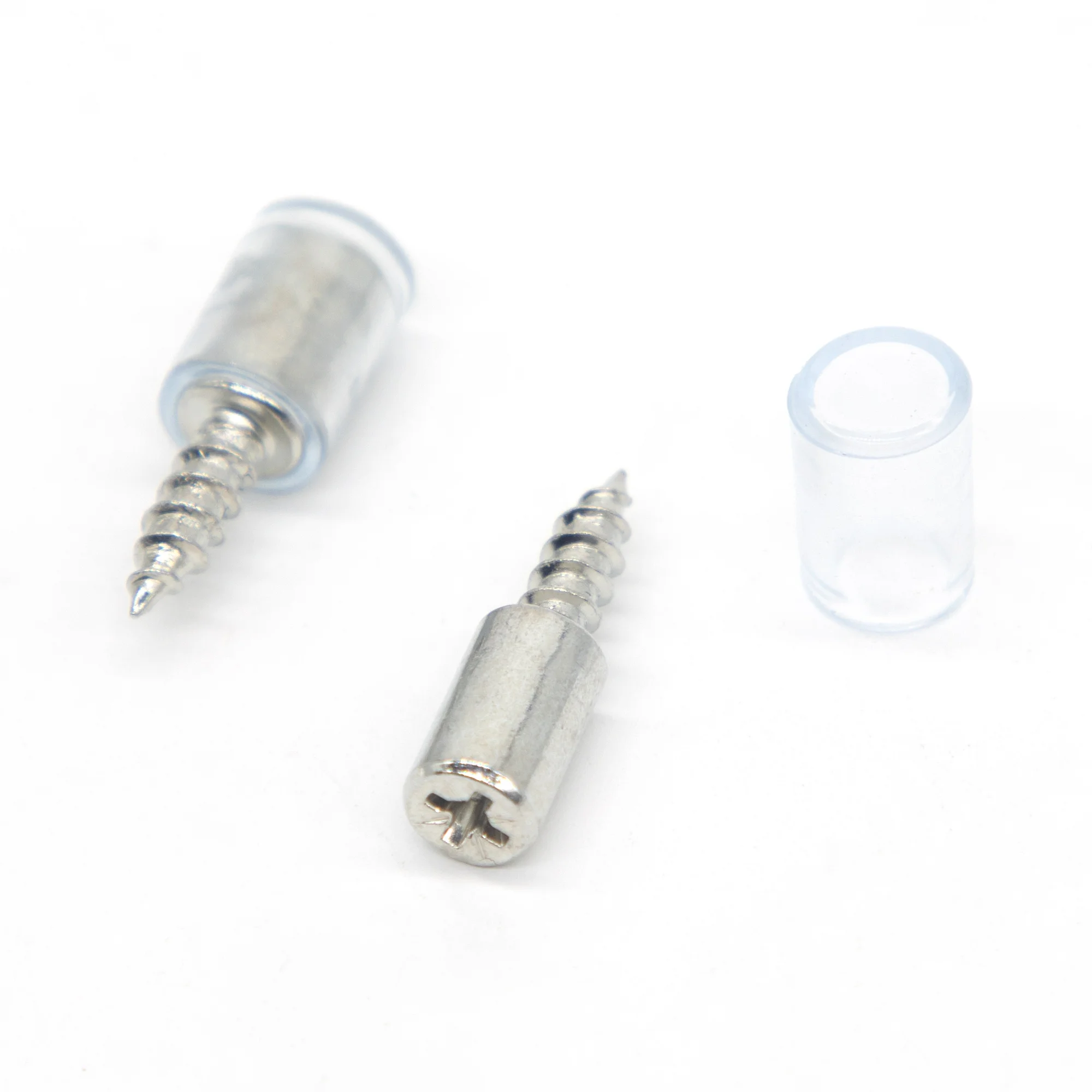 50set Cross Self-tapping Screw Layer Plate Holder Support Glass Studs Pegs Nonslip Partition Nail For Wooden Cabinets Wardrobes