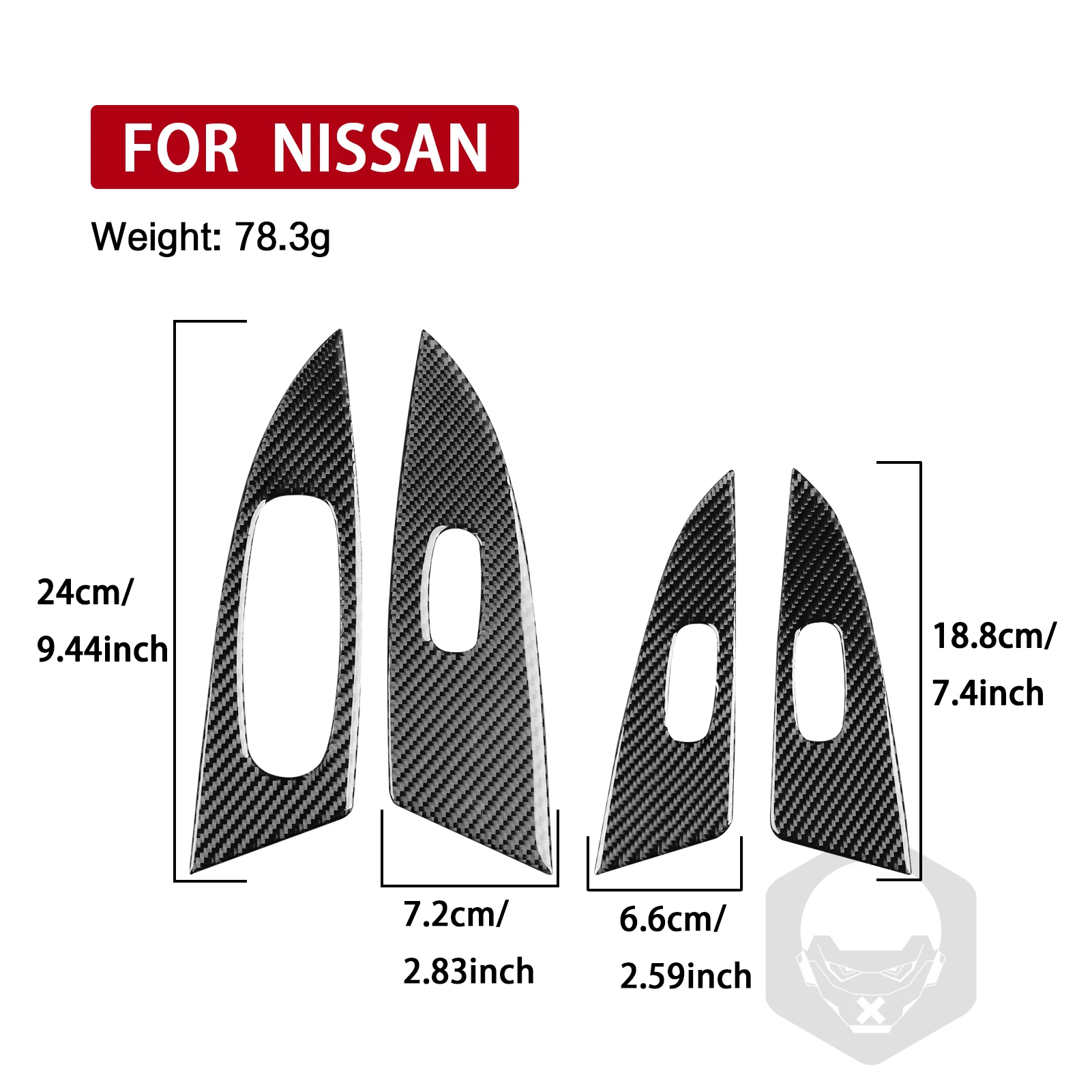 Фото Накладка на панель управления стеклоподъемниками из карбона для Nissan Sylphy 2016-2019, аксессуар для интерьера автомобиля, декоративная наклейка, модификация №1