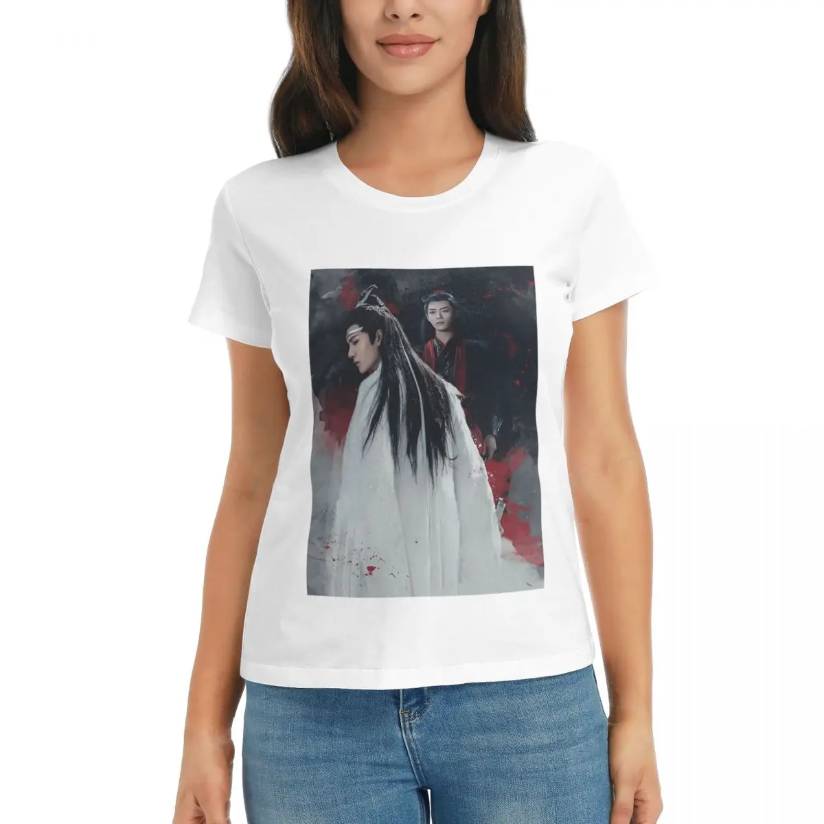 

Movement WangXian. THE UNTAMEDS Photographic Print The Untamed Top tee White Vintage Top quality Home USA Size