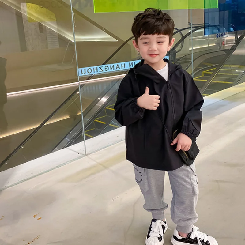 

Spring Baby Boys Jacket Cardigan Fashion Spring Autumn Ziper Girls Coats Sport Teen Children's Clothes Outerwear 6-14 Years