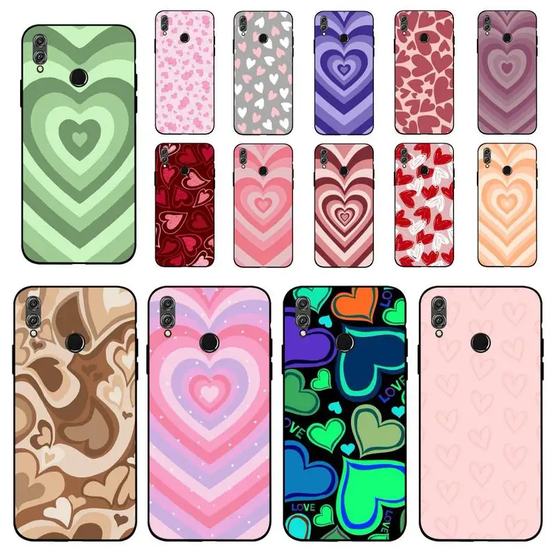 

Love Heart Phone Case for Huawei Honor 10 i 8X C 5A 20 9 10 30 lite pro Voew 10 20 V30
