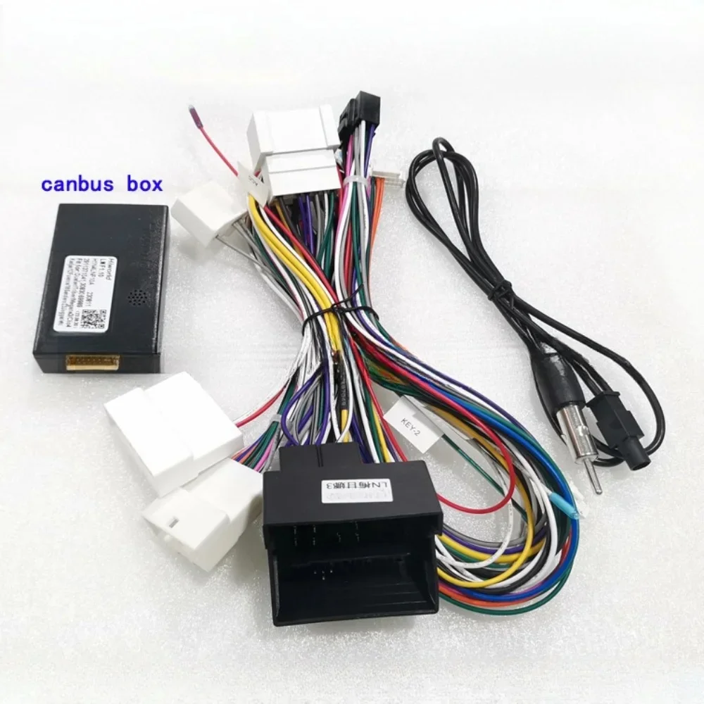 Фото Hiworld Canbus Box для RENAULT MEGANE 3/FLUENCE автоматическая мультимедийная навигация 16-контактный жгут проводов адаптер кабеля питания декодера №2