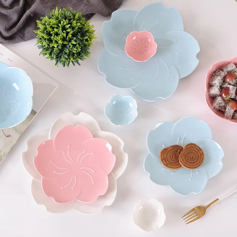 Японский сакура цвета слоновой кости с суповую тарелку производство Китай