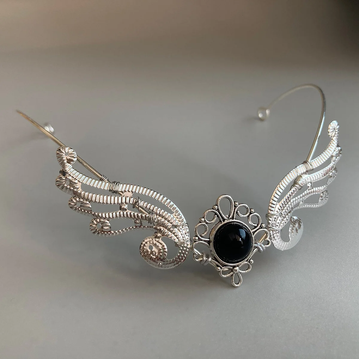 Свадебная Корона ручной работы в средневековом стиле серебряный головной убор