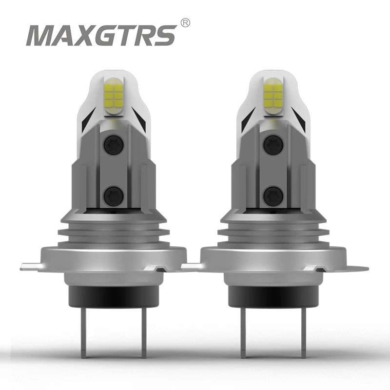 

2Pcs Mini LED Headlight H7 Turbo LED Bulb 60W Wireless for Car Head Lamp with Fan 3570S SMD LED 12000LM Super Bright White