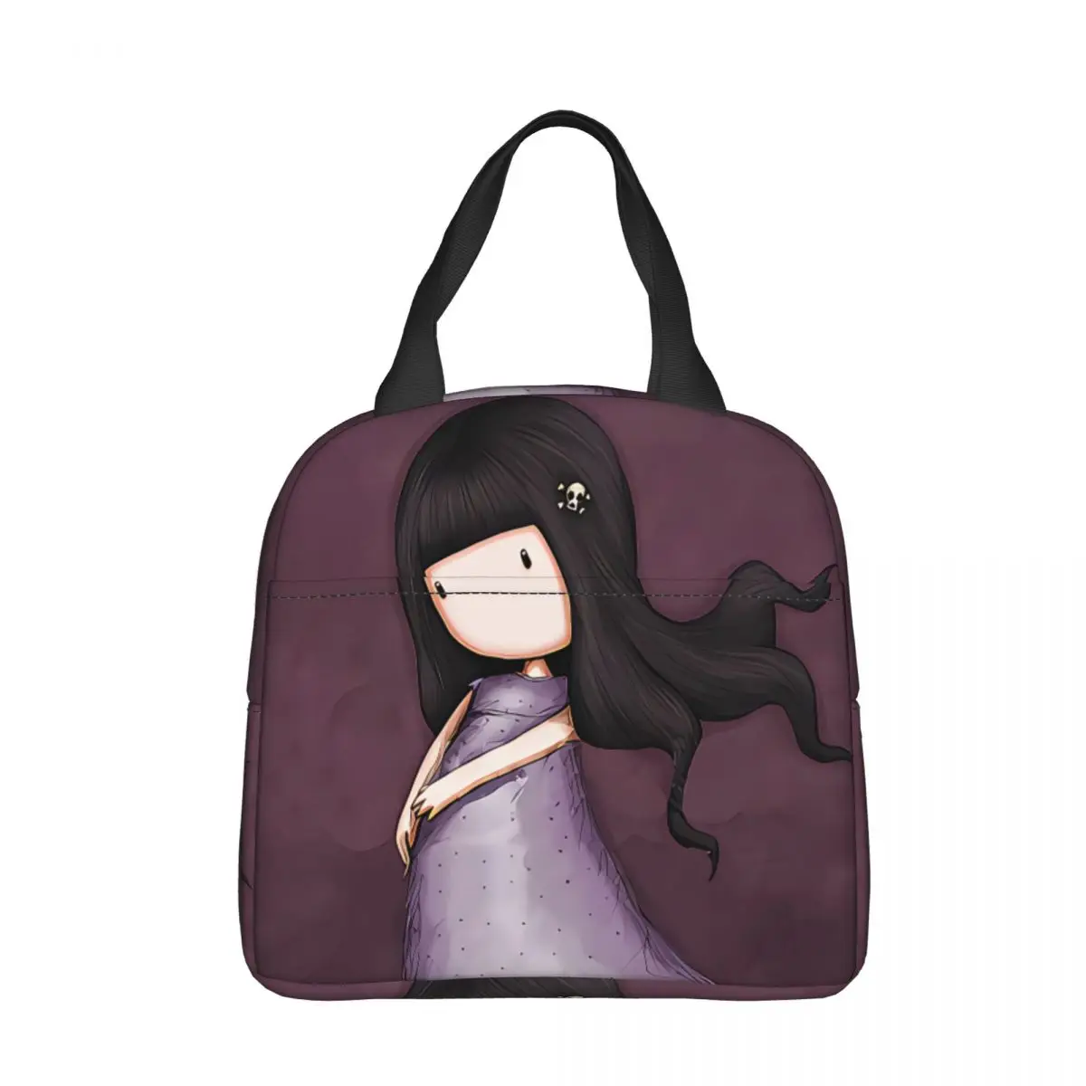 

Kai Fine Art Insulated lunch bagSantoro Gorjuss Manga Cute Girl Women Kids Cooler Bag Thermal Portable Lunch Box Ice Pack Tote