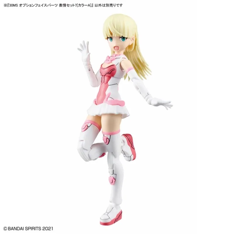 Фото Bandai Original 30MS 1/144 Аниме FACE PARTS FACIAL EX.SET 7 COLORA Фигурка в сборе Модель игрушки Подарки для детей №3