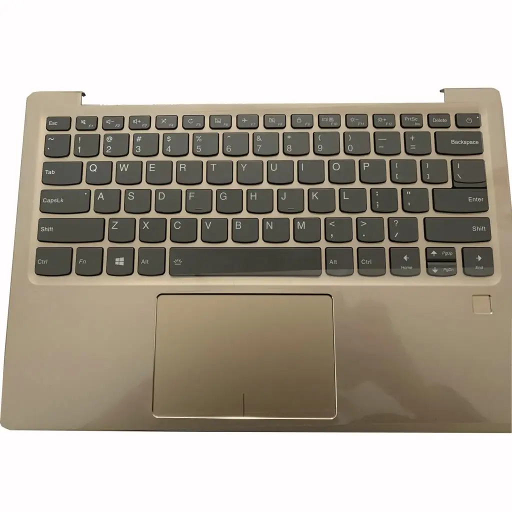 

Original New 5CB0Q59368 Gold for Lenovo 720s-13 720S-13ARR Palmrest US Keyboard KB Bezel Backlit
