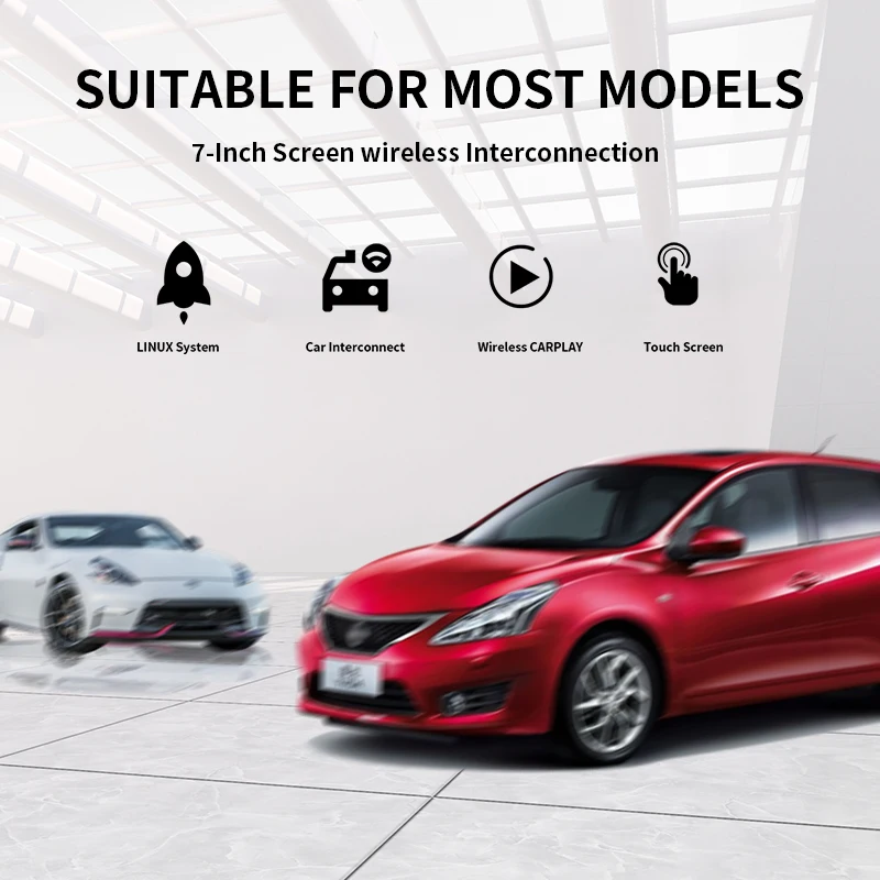 Автомобильная Беспроводная стереосистема Carplay 7 9 10 дюймов Android плеер радио 2 Din